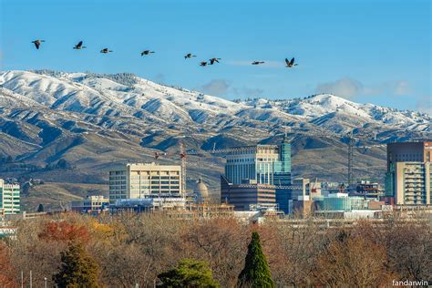 Boise Skyline Winter 2015 | Darwin Fan | Flickr