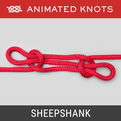 Sheepshank | How to tie a Sheepshank using Step-by-Step Animations ...