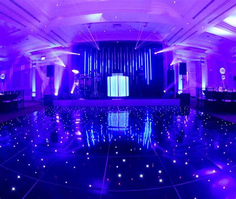 Starlit Black LED Dance Floor - Furniture4Events