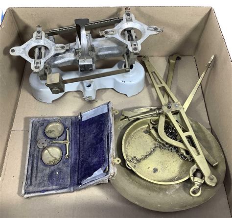 Lot - Vintage Scales/ Parts