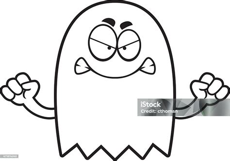 Angry Cartoon Ghost Stock Illustration - Download Image Now - 2015 ...