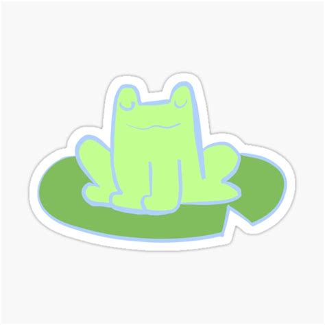 "Cute Cartoon Frog" Sticker for Sale by jakku432 | Redbubble