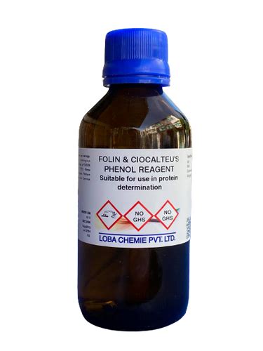 FOLIN & CIOCALTEU'S PHENOL REAGENT (100ML) | I-Indiasf