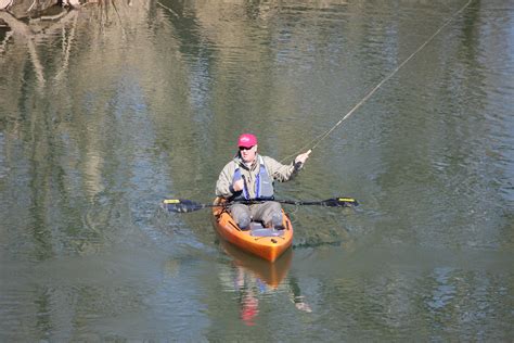 Flyfishing In A Kayak Free Stock Photo - Public Domain Pictures