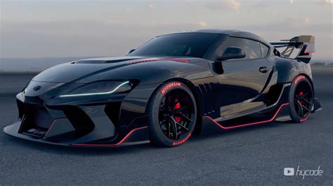 Toyota Supra Goes Full-Supercar in JDM Batmobile Widebody Rendering ...