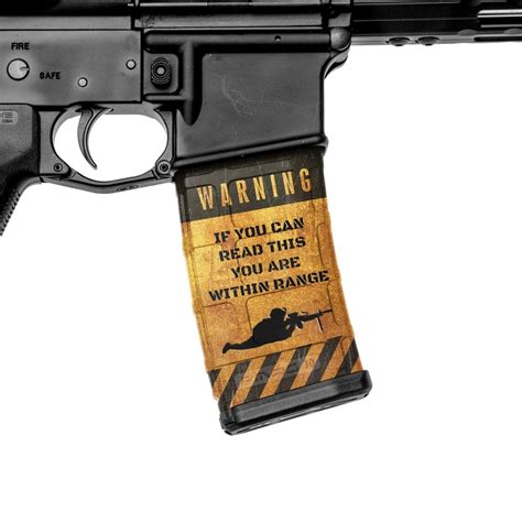 AR-15 Mag Skin (Warning) – GunSkins