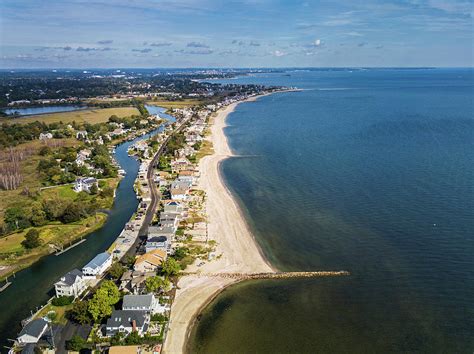 Fairfield Beach Connecticut Aerial Photograph by Stephanie McDowell ...