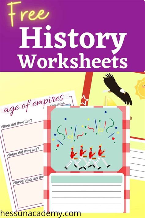 History Worksheets For Kindergarten