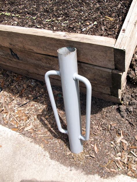 Useful tool: Fence post pounder | Vegetable Garden Blog