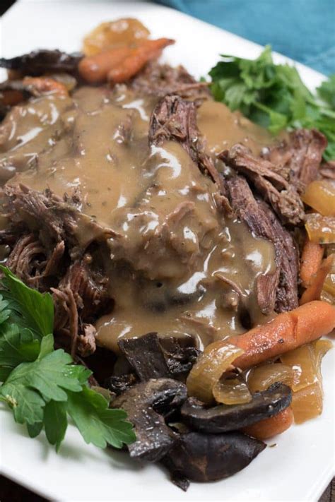 Crock Pot Roast Beef With Brown Gravy Mix - Beef Poster