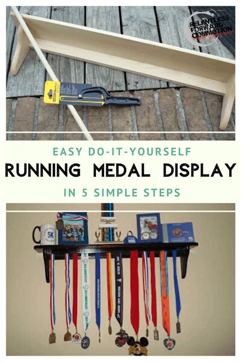 DIY Running Medal Display in 5 Easy Steps - RELENTLESS FORWARD COMMOTION