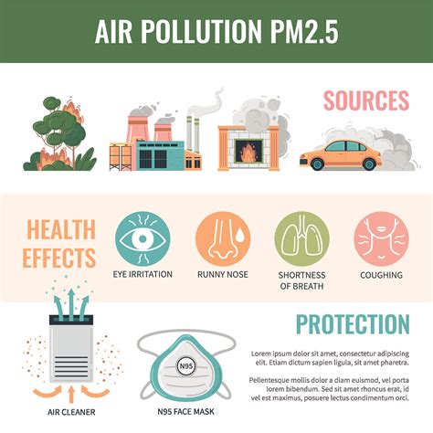 Air Pollution Effects Infographics 29183381 Vector Art at Vecteezy