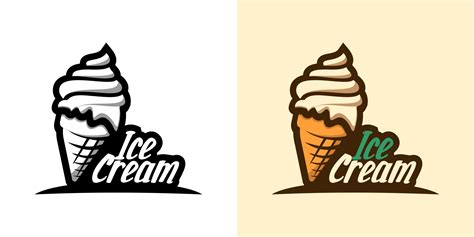 ice cream logo 3578859 Vector Art at Vecteezy