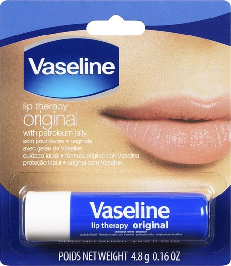 Unilever Vaseline Lip Therapy - Original with Petroleum Jelly, 4.8g: Amazon.ca: Beauty