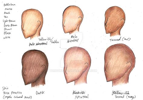 Skin Tones -Crayola Coloured Pencil- by TurboK1000 on DeviantArt Blending Colored Pencils ...