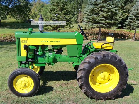 John Deere 430 Tractor - Restored