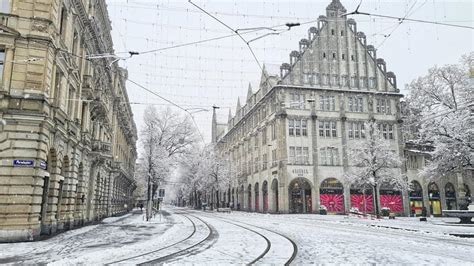 Photos of Zurich in The January Snow - NewinZurich - Your Guide To Living in Zurich