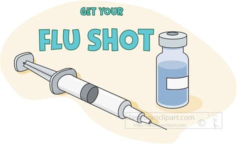 Health Clipart-Get Your Flu Shot Clipart