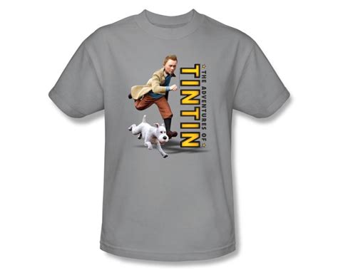 Snowy and Tintin T-Shirt - The Adventures of Tintin T-Shirt - Tintin Movie Tees