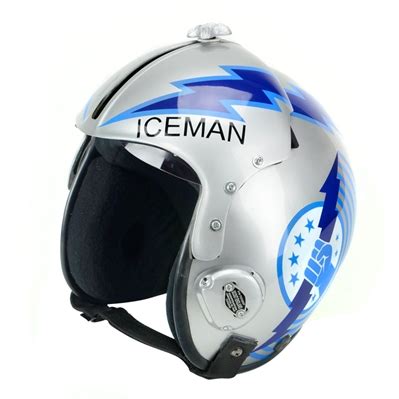 Lot Detail - Val Kilmer Autographed Top Gun Iceman Authentic Aviator Helmet