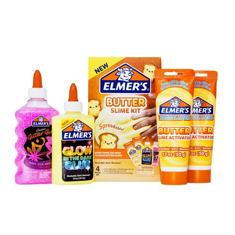 Elmer’s Butter Slime Kit, Includes Elmer’s Glow in the Dark Glue, Elmer ...