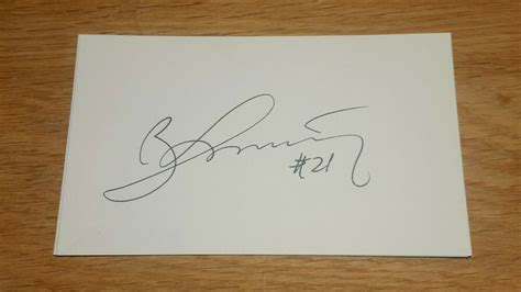 Hockey Great BORJE SALMING autograph HAND SIGNED index card HOF Maple Leafs #TorontoMapleLeafs ...