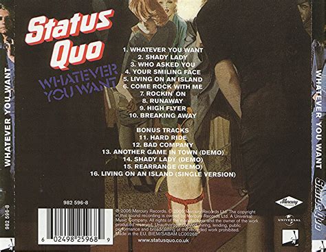 Musicotherapia: Status Quo - Whatever You Want (1979)