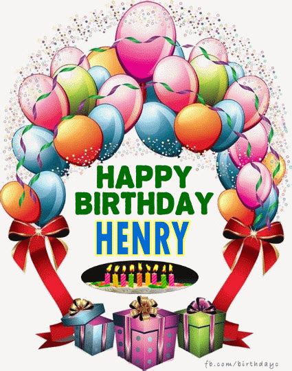 Happy Birthday HENRY images gif | Birthday Greeting | birthday.kim