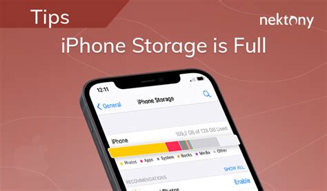 iPhone Storage Almost Full - Clean up Storage | Nektony