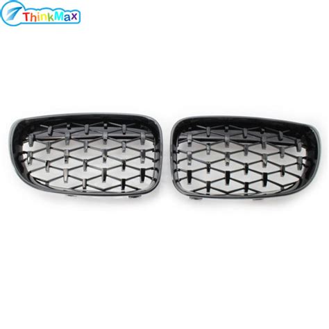 1 Pair Car Grille Replacement Grille Hood Exterior Styling Parts Compatible For 1 Series E87 E81 ...