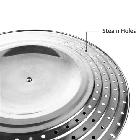 UPIT Universal Frying Pan Lid Fits 9.5", 10", 11" and 12" Diameter Pots and Pans - Buy Online in ...