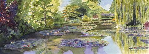 Monet’s Waterlily Pond II (Print) - Artist Christchurch New Zealand