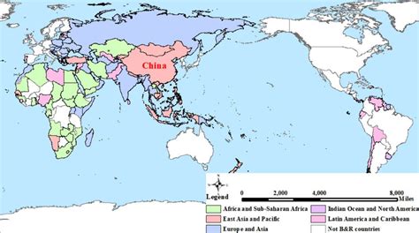 Map of the Belt and Road countries by regions (2020). | Download ...