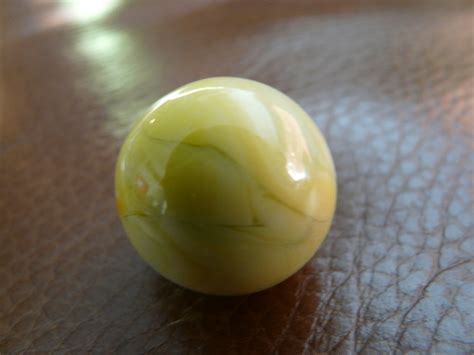 Cool yellow marble | Collectors Weekly