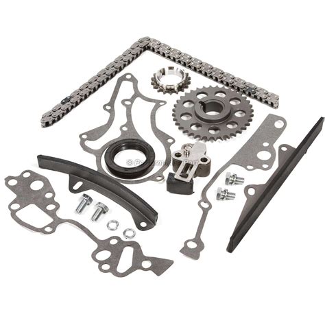 85-95 Toyota 2.4 SOHC 22R 22RE Timing Chain Kit (w/ 2 Heavy Duty Metal ...