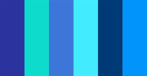 Blue & Turquoise Color Scheme » Blue » SchemeColor.com