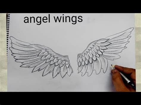 How To Draw Realistic Angel Wings