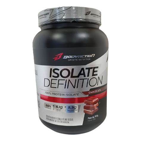 Whey Isolate Definition - 900g Chocolate - BodyAction | OtimaNutri