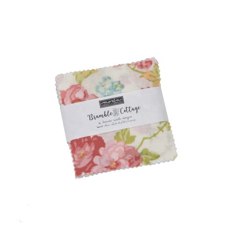 -Bramble Cottage Mini Charm Square - Patchwork & Quilt Fabric - Fabric ...