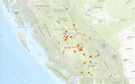 Bc Wildfires 2021 Map - YASWKY