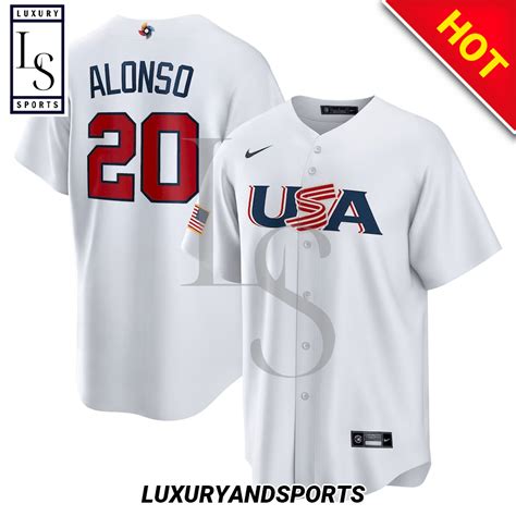 Pete Alonso USA Baseball Jersey - HomeFavo