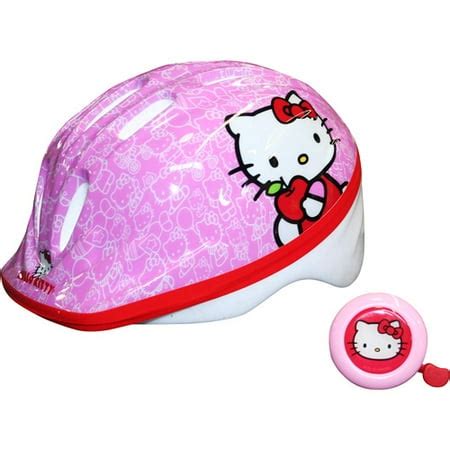 Hello Kitty Toddler Bike Helmet with Bell - Walmart.com