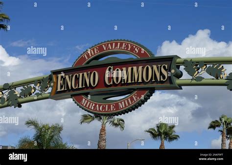 Encino, California, USA 22nd February 2023 The Valley's Encino Commons ...