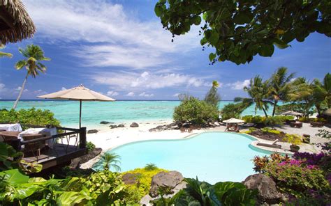 Pacific Resort Aitutaki Cook Islands South Pacific Ocean : Wallpapers13.com