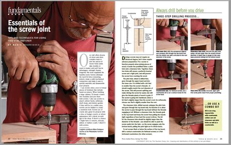 Essentials of the Screw Joint - FineWoodworking