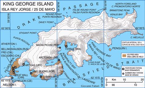 King George Island Map