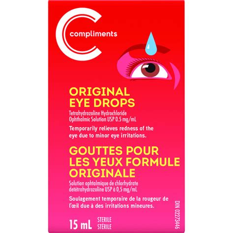 Eye Drops Original 15 ml | Compliments.ca