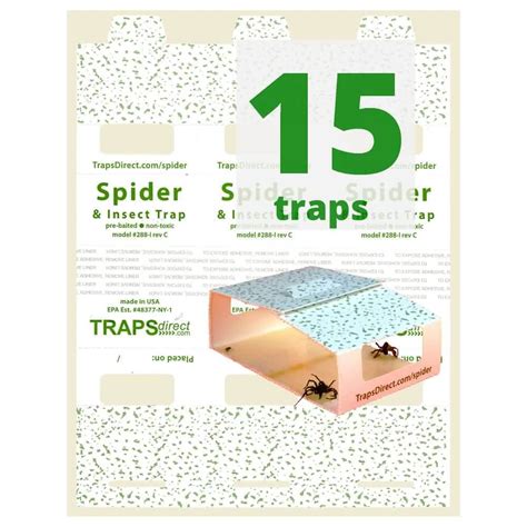 Spider Traps | 15 Sticky Spider Glue Traps