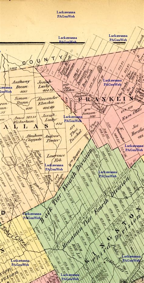 1873 Luzerne County Maps