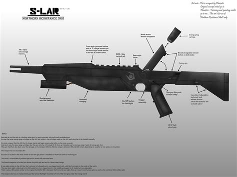 Retexture Combine bullpup pulse gun S-Lar for N. by Milosh--Andrich on ...